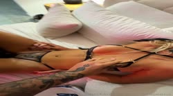 OnlyFans - Ella Alexandra, Rebecca Mcleod - Hotel Room Threesome