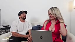 Monique Fuentes, Alex Alvarez - A Milf Talent Agency Owner Auditions A Singer For A Job