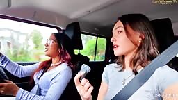 Miaz, Cheekymz Kiwis - Wanking In A Suv
