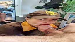 Chrissy Xo - Delivery Girl BJ And Facial