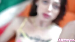 TeenStepsis - Shrooms Q - Hairy Pussy Stepsister Does Splits On My Cock