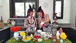 JacquieEtMichelTV Ava Queen, Miss Paola - Eggs Chocolate And A Threesome 06 04 2026