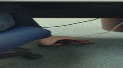  Candid Teen Flip Flop Shoeplay Dangling Feet 4